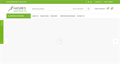 Desktop Screenshot of natures-artifacts.com